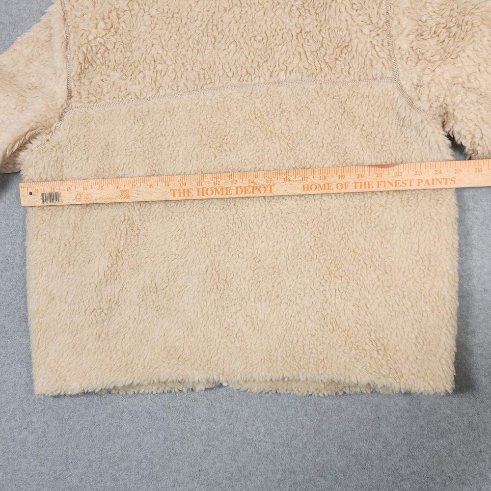 Patagonia Jacket Womens XL Oatmeal Dark Natural Lunar Dusk Deep Pile Sherpa - Picture 10 of 11